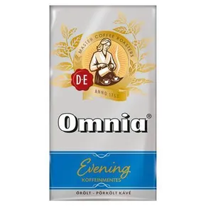 Gemahlener Kaffee, geröstet, vakuumverpackt, 250 g, DOUWE EGBERTS Omnia Evening, entkoffeiniert